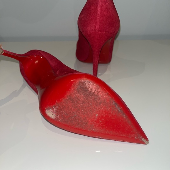 Louboutin Kate 100mm in Fuschia - Picture 3 of 3